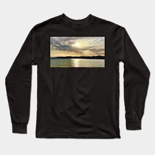 Sailboats and an Angelic Sunset Long Sleeve T-Shirt